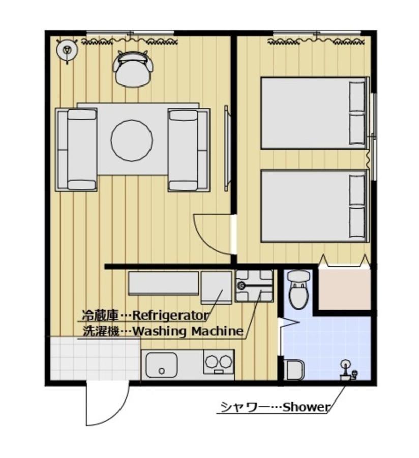 Type B Room 40平米 -ウル エスポワール那覇- Naha Bagian luar foto